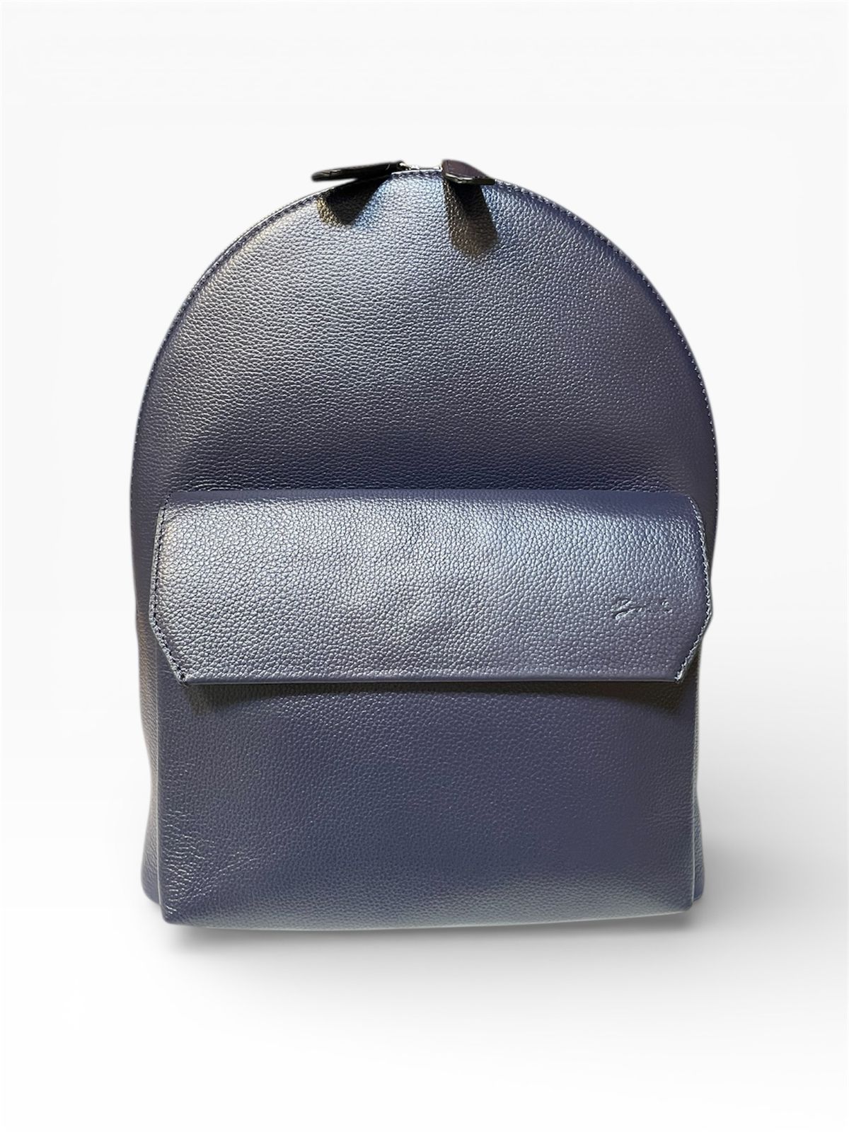 Premium Leather Backpack – Croco & Pebbled Finish