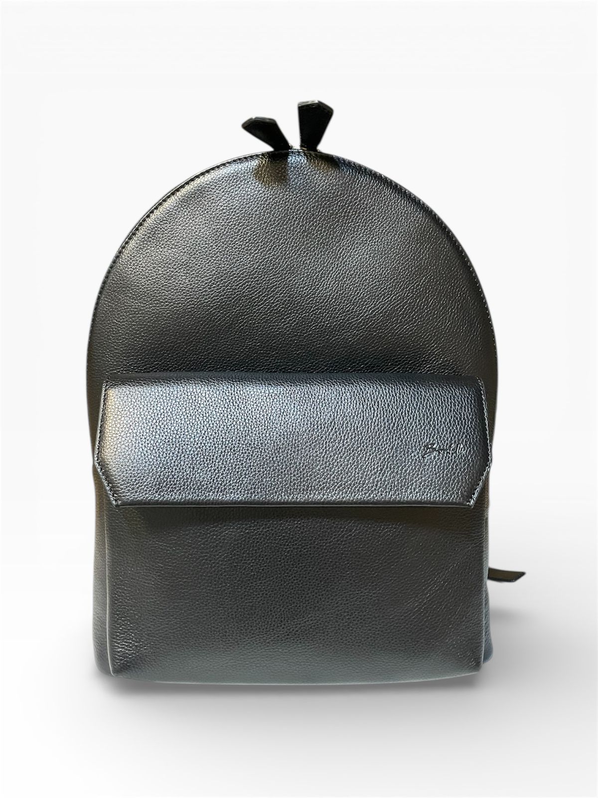 Premium Leather Backpack – Croco & Pebbled Finish